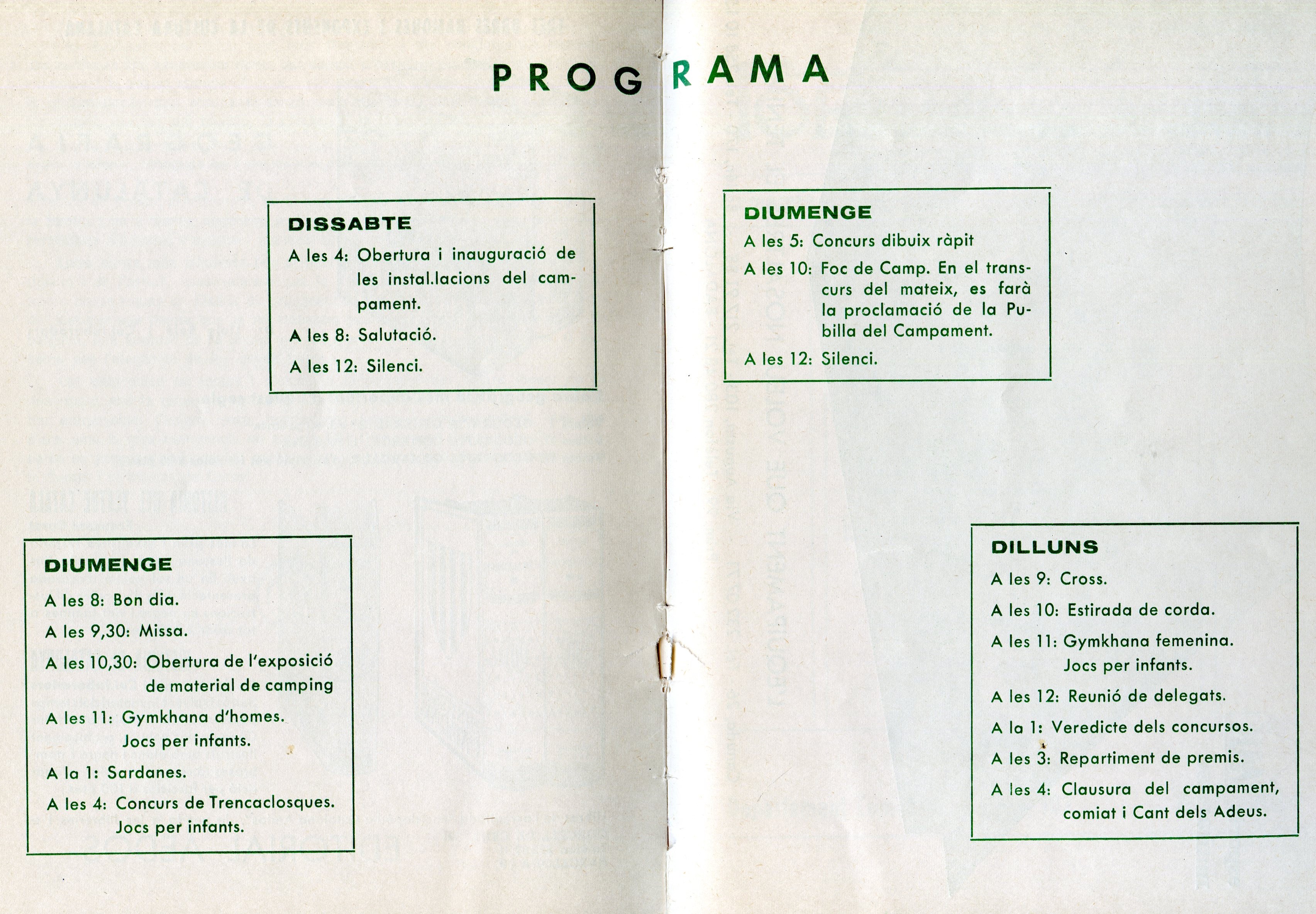 20è Campament General de Catalunya : Can Bruach (La Sentiu) : 16, 17 i 18 de maig de 1970 - Miniatura 3